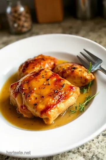 Slow Cooker Chicken Thighs with Savory Herbs and Garlic steps
