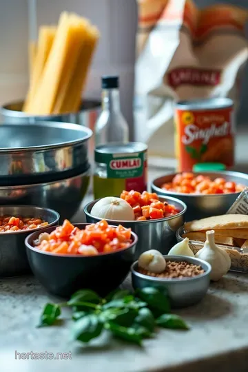 Spaghetti Pizza Bake: A Deliciously Cheesy Fusion! ingredients