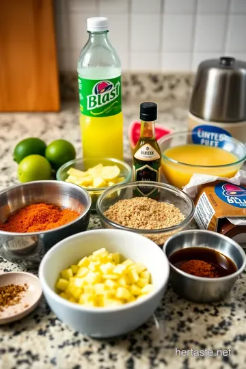 Stanley Cup Baja Blast Chicken Tacos ingredients