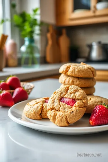 Strawberry Milk Tea Cookies steps