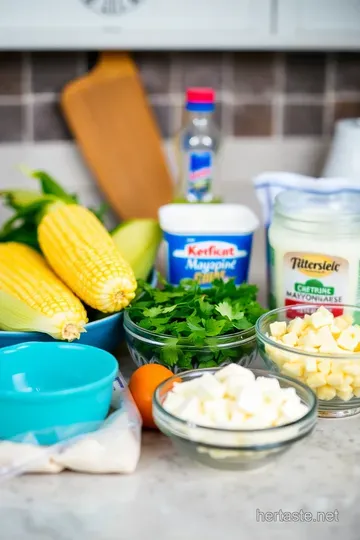 Street Corn Delight: A Taste of Mexico on the Go! ingredients