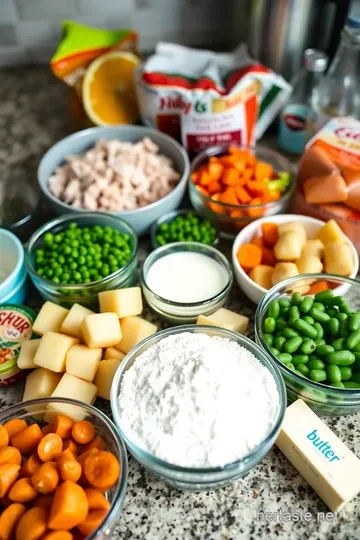 Thanksgiving Leftover Turkey Pot Pie ingredients