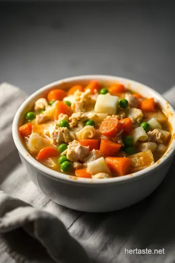 Thanksgiving Leftover Turkey Pot Pie presentation