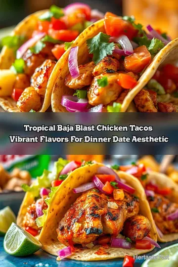 Tropical Baja Blast Chicken Tacos: Vibrant Flavors for Dinner Date Aesthetic