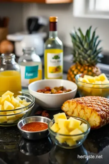 Tropical Bliss: Pina Colada Sangria ingredients
