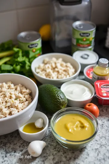 Tunacado Delight: Creamy Avocado Tuna Salad Sandwiches ingredients