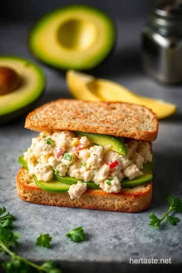 Tunacado Sandwich presentation