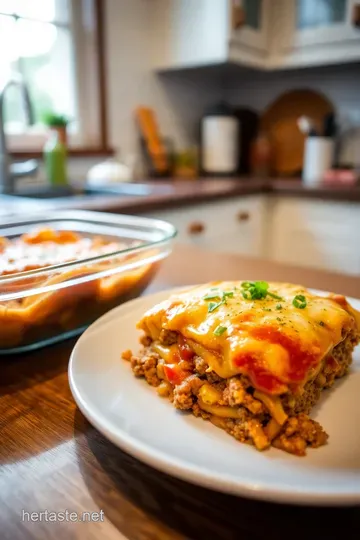 Ultimate Cheesy Burger Casserole Delight steps
