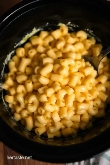 Ultimate Comfort: Crockpot Mac and Cheese with Cream Cheese presentation