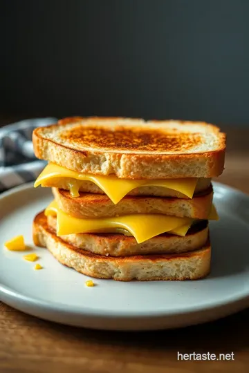 Ultimate Grilled Cheese Sandwich presentation