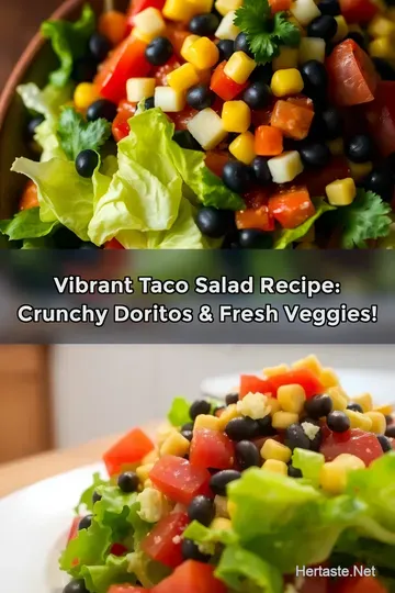 Vibrant Taco Salad Recipe: Crunchy Doritos & Fresh Veggies!