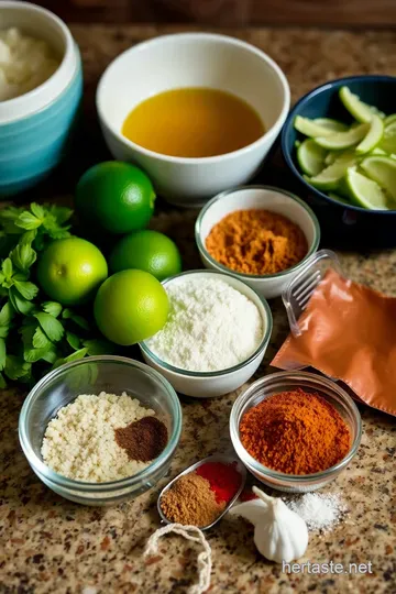 Zesty Chicken Quesadilla Marinade for Flavor-Packed Quesadillas ingredients