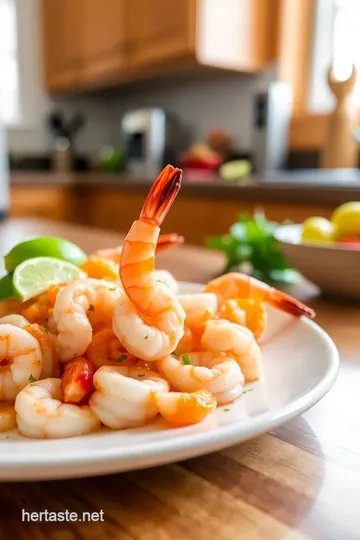 Zesty Garlic-Lime Shrimp with Avocado Salsa steps