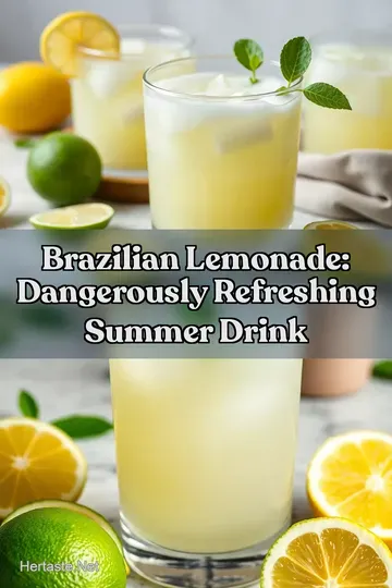 Brazilian Lemonade: Dangerously Refreshing Summer Drink : PIN FOR LATER Brazilian Lemonade: Dangerously Refreshing Summer Drink