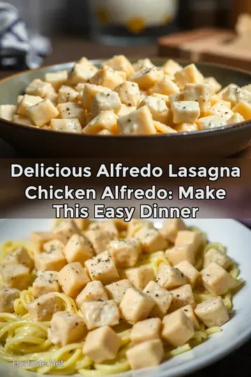 Delicious Alfredo Lasagna Chicken Alfredo: Make This Easy Dinner : PIN FOR LATER Delicious Alfredo Lasagna Chicken Alfredo: Make This Easy Dinner