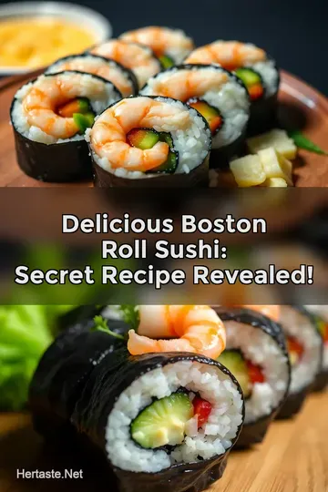 Delicious Boston Roll Sushi: Secret Recipe Revealed! : PIN FOR LATER Delicious Boston Roll Sushi: Secret Recipe Revealed!