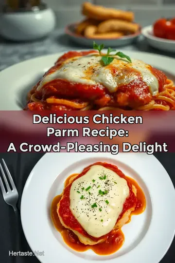 Delicious Chicken Parm Recipe: A Crowd-Pleasing Delight : PIN FOR LATER Delicious Chicken Parm Recipe: A Crowd-Pleasing Delight