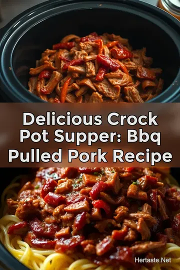Delicious Crock Pot Supper: BBQ Pulled Pork Recipe : PIN FOR LATER Delicious Crock Pot Supper: BBQ Pulled Pork Recipe