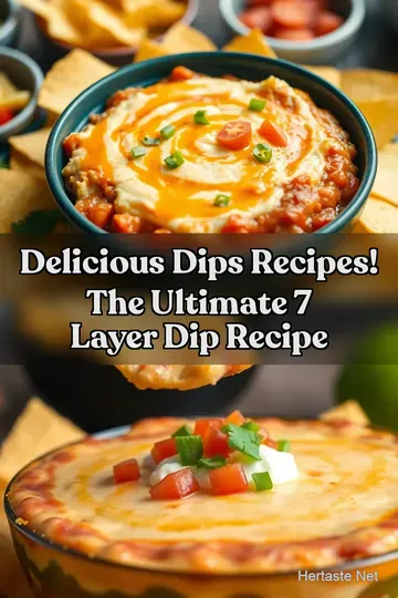 Delicious Dips Recipes! The Ultimate 7 Layer Dip Recipe : PIN FOR LATER Delicious Dips Recipes! The Ultimate 7 Layer Dip Recipe