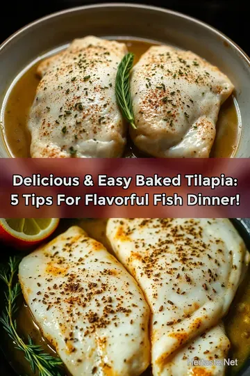 Delicious & Easy Baked Tilapia: 5 Tips for Flavorful Fish Dinner! : PIN FOR LATER Delicious & Easy Baked Tilapia: 5 Tips for Flavorful Fish Dinner!