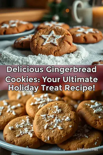 Delicious Gingerbread Cookies: Your Ultimate Holiday Treat Recipe! : PIN FOR LATER Delicious Gingerbread Cookies: Your Ultimate Holiday Treat Recipe!