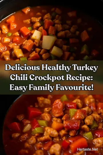 Delicious Healthy Turkey Chili Crockpot Recipe: Easy Family Favourite! : PIN FOR LATER Delicious Healthy Turkey Chili Crockpot Recipe: Easy Family Favourite!