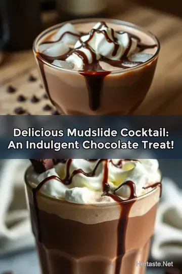 Delicious Mudslide Cocktail: An Indulgent Chocolate Treat! : PIN FOR LATER Delicious Mudslide Cocktail: An Indulgent Chocolate Treat!
