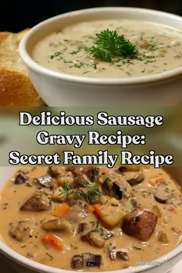 Delicious Sausage Gravy Recipe: Secret Family Recipe : PIN FOR LATER Delicious Sausage Gravy Recipe: Secret Family Recipe