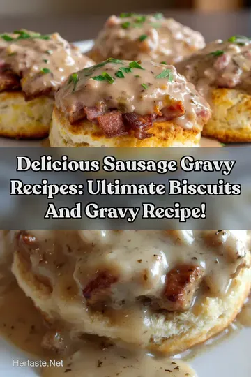 Delicious Sausage Gravy Recipes: Ultimate Biscuits And Gravy Recipe! : PIN FOR LATER Delicious Sausage Gravy Recipes: Ultimate Biscuits And Gravy Recipe!