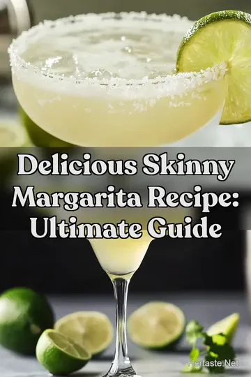 Delicious Skinny Margarita Recipe: Ultimate Guide : PIN FOR LATER Delicious Skinny Margarita Recipe: Ultimate Guide