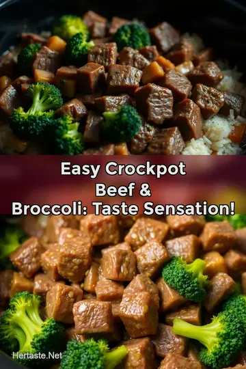 Easy Crockpot Beef & Broccoli: Taste Sensation! : PIN FOR LATER Easy Crockpot Beef & Broccoli: Taste Sensation!