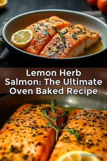 Lemon Herb Salmon: The Ultimate Oven Baked Recipe : PIN FOR LATER Lemon Herb Salmon: The Ultimate Oven Baked Recipe