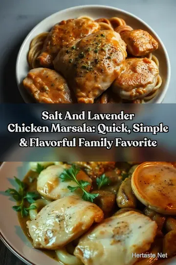 Salt And Lavender Chicken Marsala: Quick Simple & Flavorful Family Favorite : PIN FOR LATER Salt And Lavender Chicken Marsala: Quick Simple & Flavorful Family Favorite