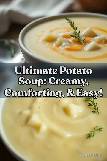 Ultimate Potato Soup: Creamy Comforting & Easy! : PIN FOR LATER Ultimate Potato Soup: Creamy Comforting & Easy!