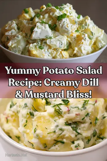 Yummy Potato Salad Recipe: Creamy Dill & Mustard Bliss! : PIN FOR LATER Yummy Potato Salad Recipe: Creamy Dill & Mustard Bliss!