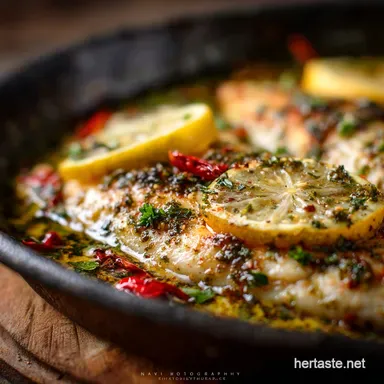 Easy LemonHerb Baked Tilapia Recipe Ready in Under 30 Minutes Recipe Card