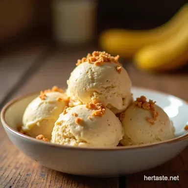 The Great British 3Ingredient Speedy Banana Ice Cream Recipe Recipe Card