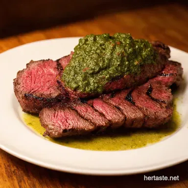 Ace Grilled Flank Steak Recipe Chimichurri Perfection Recipe Card