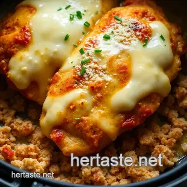 Air Fryer Chicken Parmesan: Crispy & Easy Weeknight Win! Recipe Card