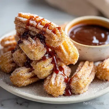 Healthy Air Fryer Churro Bites in 20 Minutes: Crispy Baked Dessert Recipe Card
