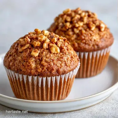 Banana Nut Muffins with Almond Flour Recipe Card