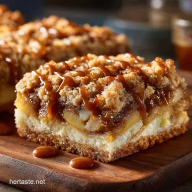 Apple Pie Bars with Streusel Topping Easy Sheet Pan Recipe Recipe Card