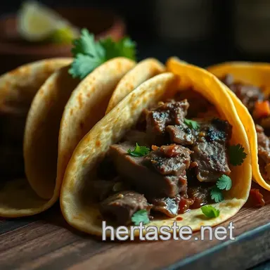 Authentic Asada Tacos: Juicy Flank Steak Wrapped in Warm Tortillas