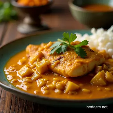 Authentic Goan Fish Curry with Tangy Coconut Milk Recipe Card