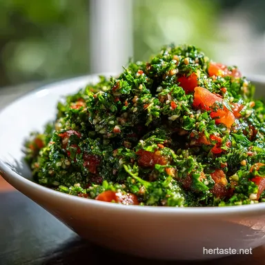 Best Tabbouleh Recipe: Fresh Parsley Salad Recipe Card