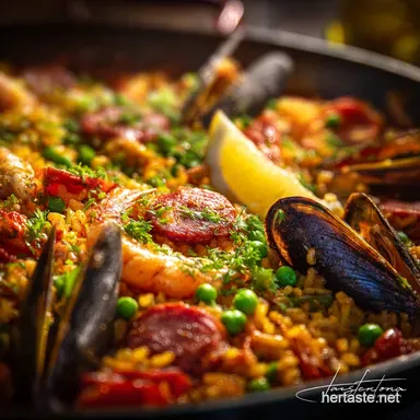The Best Traditional Spanish Paella Recipe with Crispy Socarrat Recipe Card