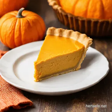 Pumpkin Chiffon Pie Autumns Dream Dessert Recipe Recipe Card