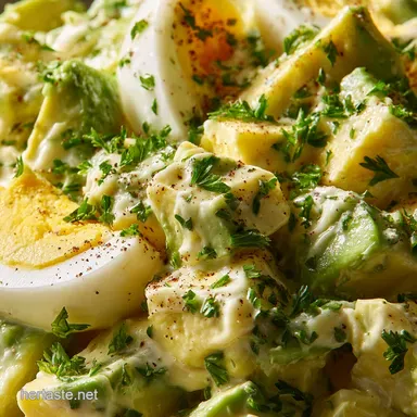 Avocado Egg Salad: The Creamy, No Mayo, Low-Carb Recipe Recipe Card