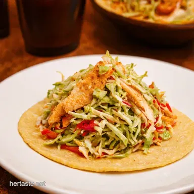 Baja Slaw for Fish Tacos Sunshine in Every Bite Recipe Card