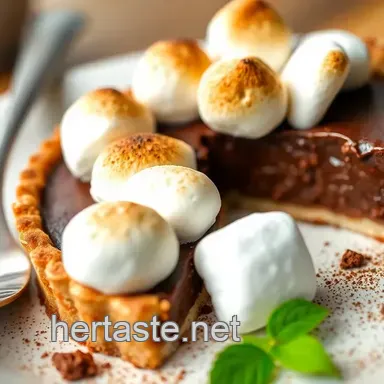 How to Bake Chocolate Tart with Toasted Marshmallow: An Amazing Treat!